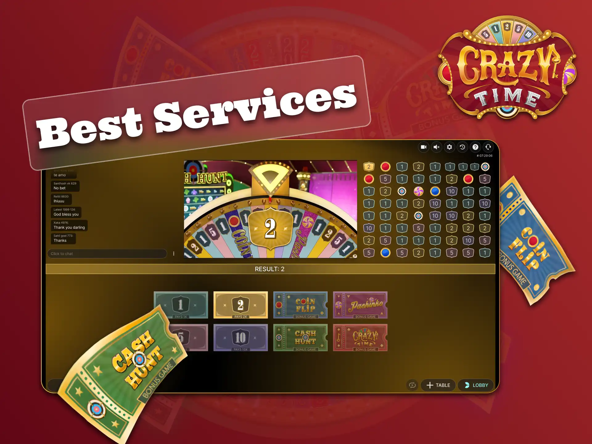 You can find the best Crazy Time casino trackers here.