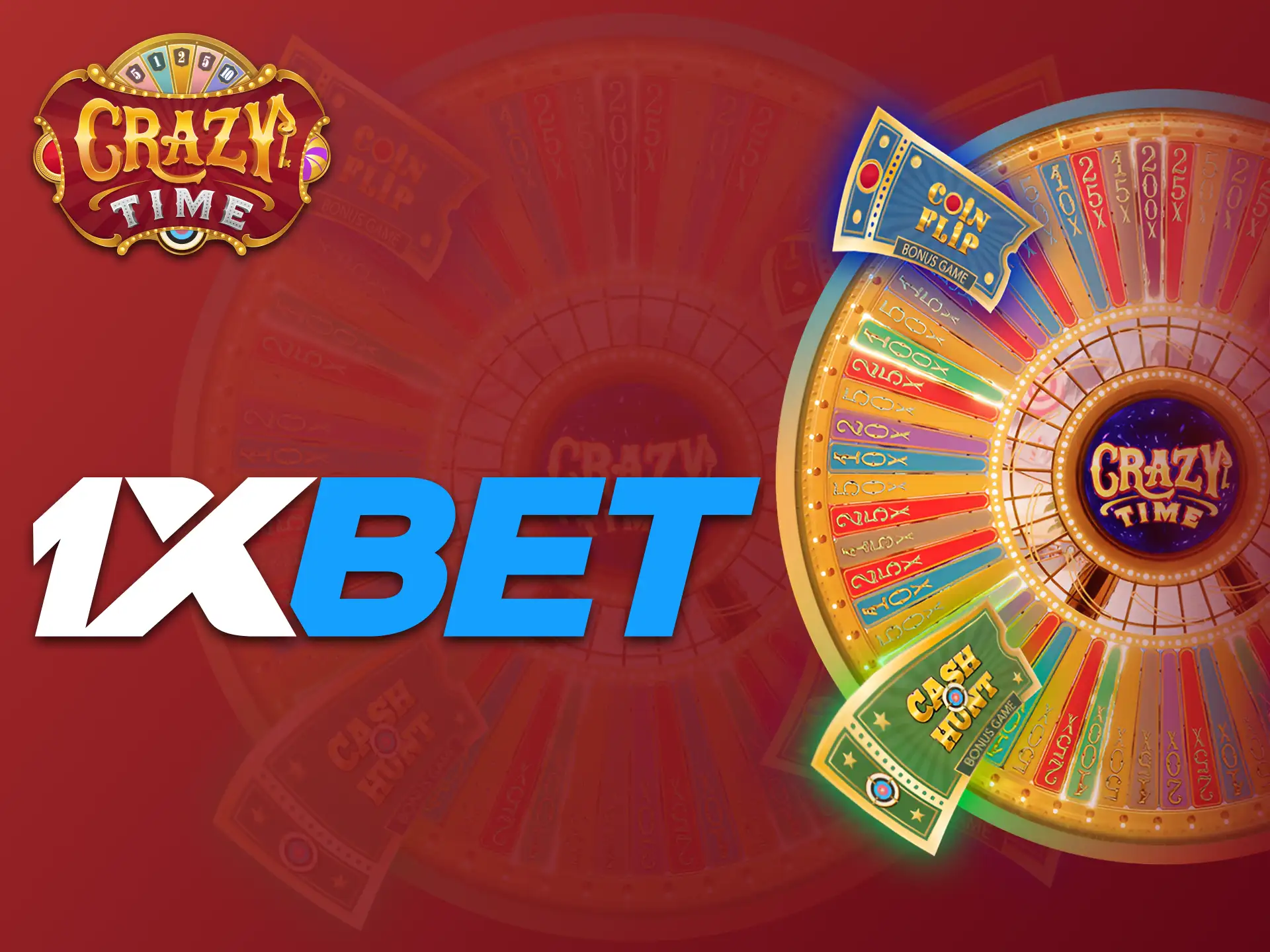 Enjoy playing Crazy Time with 1xBet platform.